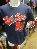 Vintage '04 #24 MANNY RAMIREZ Boston Red Sox MLB Dynasty T-Shirt S