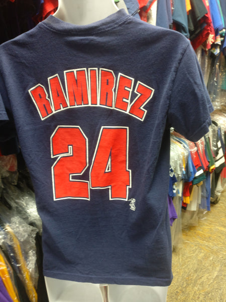 Vintage '04 #24 MANNY RAMIREZ Boston Red Sox MLB Dynasty T-Shirt S