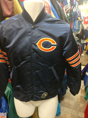 Vintage 1990s Chicago Bears NFL Game Day Turbo Sportswear Puffer Jacket /  1990s NFL Jacket / Vintage Football Jacket / Winter / Streetwear