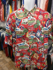 Vtg '02 ANAHEIM ANGELS MLB World Series Reyn Spooner Hawaiian Shirt L – XL3  VINTAGE CLOTHING