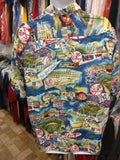 Vintage NEW YORK YANKEES MLB Reyn Spooner Rayon Hawaiian Shirt XL