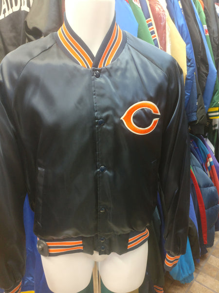 Vintage 80s CHICAGO BEARS  NFL Chalk Line Nylon Jacket M (Mint)