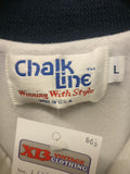 Vintage 80s CHICAGO BEARS NFL Chalk Line Fanimation Polyester Jacket L