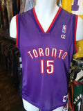 Vintage #15 VINCE CARTER Toronto Raptors NBA Champion Jersey 14-16