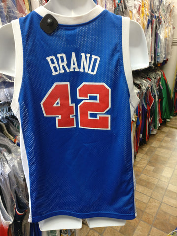 Vintage Adidas NBA Philadelphia 76ers #42 Elton Brand Jersey - Sz. XL 