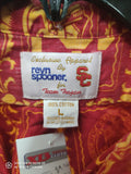 Vintage USC TROJANS NCAA Reyn Spooner Cotton Hawaiian Shirt L